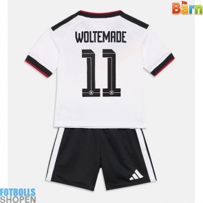 Billiga Tyskland Nick Woltemade #11 Hemmatröja Barn VM 2026 Kortärmad (+ Korta byxor)